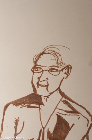 Drawing of Arleen made at this event