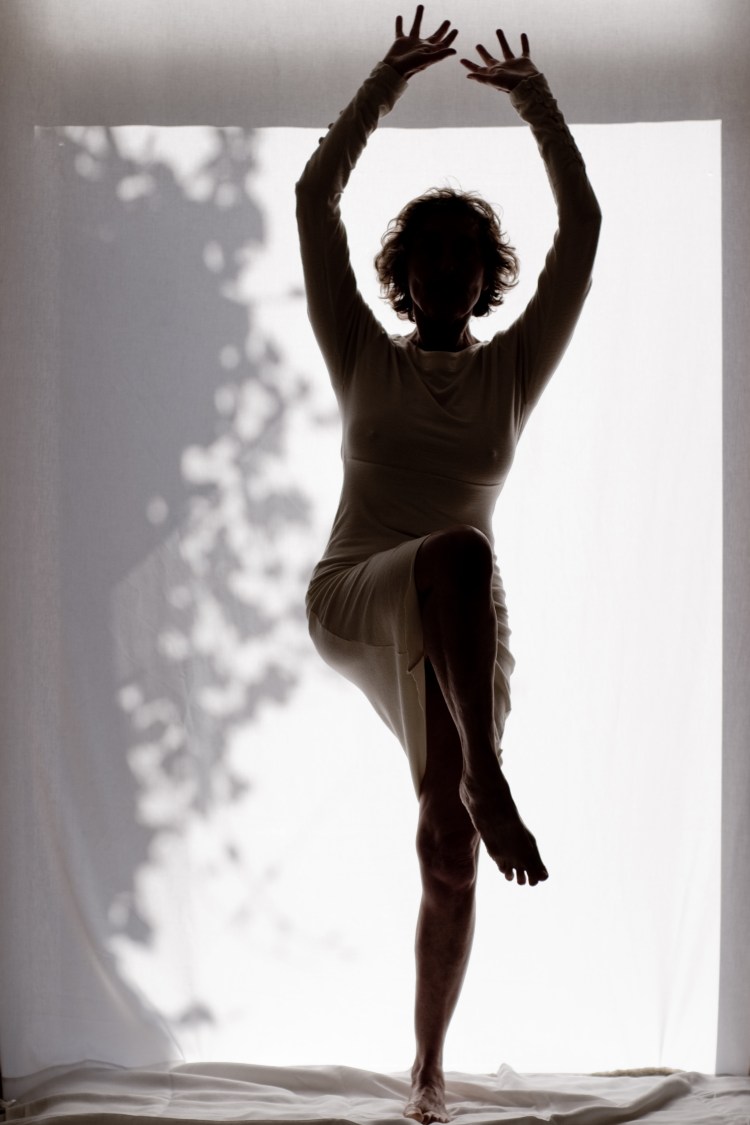 Judith poses beautifully, photographed by Tracey Fahy