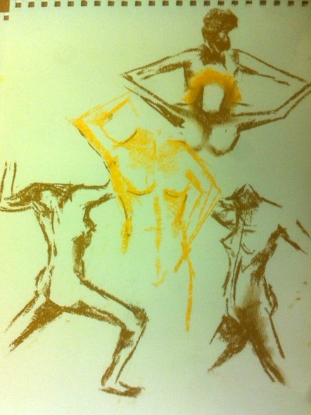 dynamic poses abounded this evening