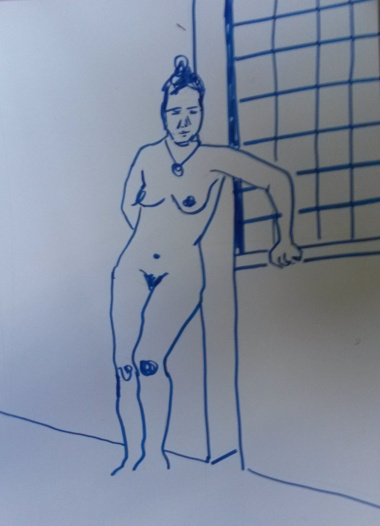 Ursula by the window